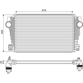 Chladič motoru Chladič turba VALEO 822915