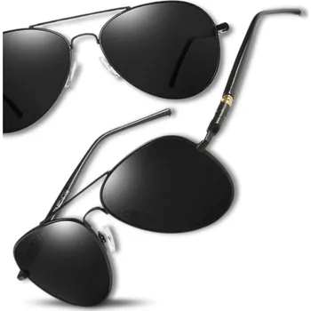 Sluneční brýle Pánské polarizační sluneční brýle Pilot, UV 400 kat. 3, kovové panty, polykarbonátové čočky