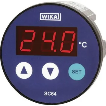 Termostat PID regulátor teploty, -50 → plus 130 °C, -80 → plus 400 °C, 64mm