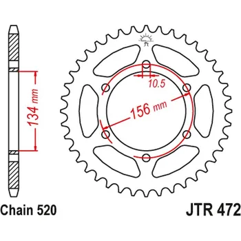 Řetězová sada pro motocykl JT rozeta 508 41 KAWASAKI KR 250 89-92 (50841JT) (řetěz520) (JT rozeta 508 41 KAWASAKI KR 250 89-92 (50841JT) (řetěz520))
