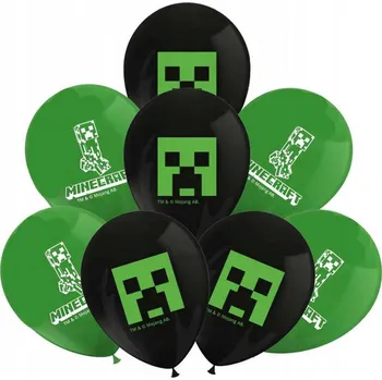 Godan Latexový balónek 28 cm 8 ks, Minecraft 