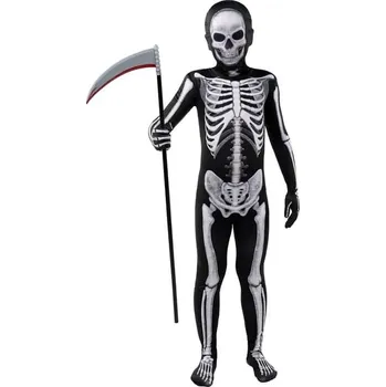 Funiglobal - Dětský kostým kostry druhá kůže - 7-9 years