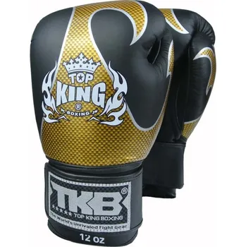 Boxerské rukavice Boxerské rukavice TOP KING Empower Black gold - TKBEMBLKGOLD Velikosti: 14 oz