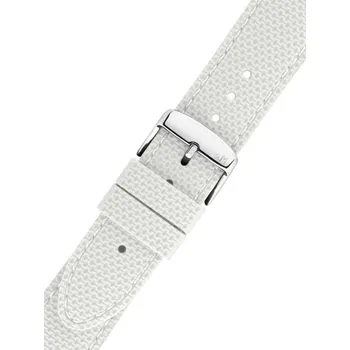 Řemínek na hodinky Silikonový řemínek Morellato Livenza 5275187.017 M, bílý - 22 mm