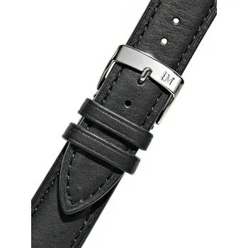 Řemínek na hodinky Kožený řemínek Morellato Levy 5045A61.019 M, černý - 20 mm