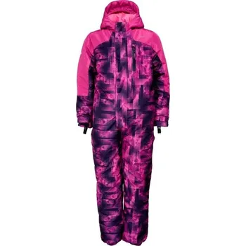 dívčí zimní kombinéza Dětská kombinéza LOAP CUNI 122 Růžová, Černá