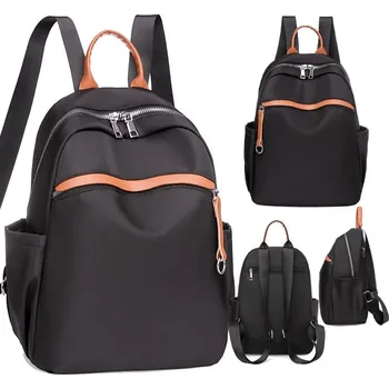 Městský batoh Prostorný Dámský Městský Sportovní Batoh, Černá, Měkká Syntetika, 32x28x14 cm