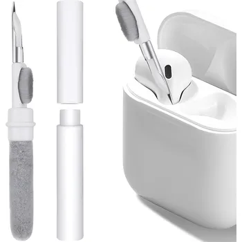 Camerazar Multifunkční pero na čištění zákoutí sluchátek, modré, plastové, 15 cm