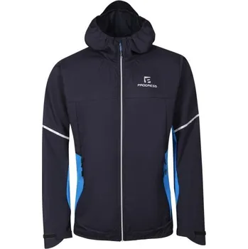 Pánská bunda Pánská laminátová bunda PROGRESS PROSNOW MAN 2XL Tmavě modrá, Světle modrá, Stříbrná