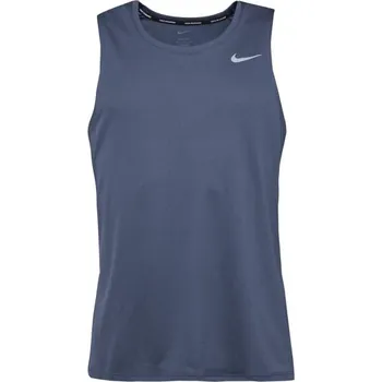 Pánské tílko Pánské tílko Nike MILER XL Tmavě modrá, Bílá