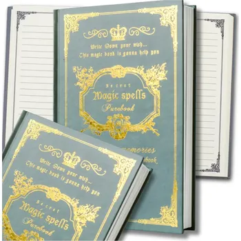 Zápisník Camerazar Zelený plánovací blok s linkami, 160 listů, zdobený obal