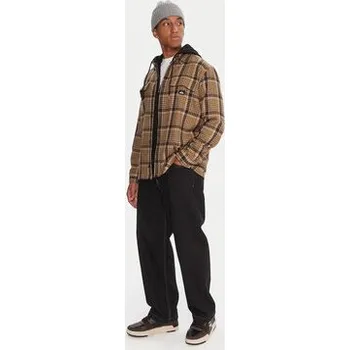 Pánská košile Quiksilver Košile Yankee EQYWT04648 Hnědá Comfort Fit M