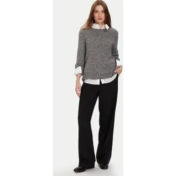 Pánské oblečení Tommy Hilfiger Kalhoty z materiálu Timeless WW0WW48362 Černá Straight Fit 36