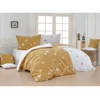 Povlečení Matějovský Arietta Gold Flanel premium 1x 220/210, 2x 70/90