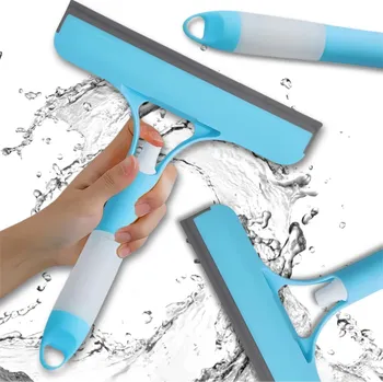 Stěrka na okno Camerazar Silikonová stěrka na okna 3v1 s dávkovačem