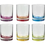 Skleněná sklenice na vodu Color 300 ml sada 6ks