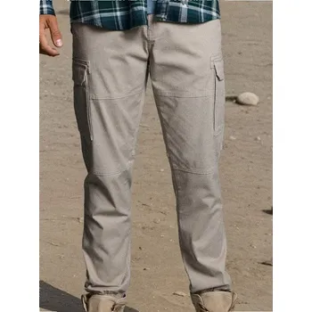 Pánské kalhoty Sinsay - Kalhoty cargo - béžová - 163EV-08X - 163EV-08X-28