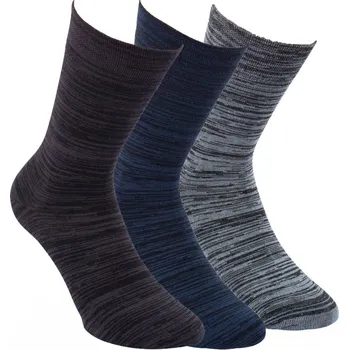 Pánské ponožky Zdravé bambusové zdravotní ponožky s BAVLNOU RS 35-38 mix barev