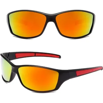 Sluneční brýle Camerazar Univerzální Polarizační Sportovní Řidičské Brýle s Červenými Zrcátky