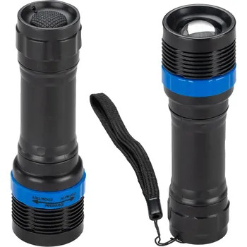 Camerazar ZOOM vojenská taktická silná LED svítilna sada 2 kusy pro outdoor a bezpečnostní použití