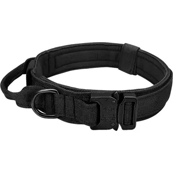Camerazar Nastavitelný taktický obojek pro psy XL, nylon, 50-62 cm x 3,8 cm