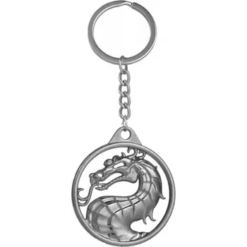 Camerazar Vintage Dračí Přívěsek na Klíče, Kovový, 4.5x5 cm