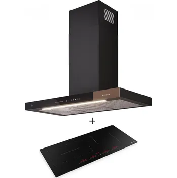 Digestoř SET FABER T-AIR KL A90 + FABER FCH SLIM 94 BK KL