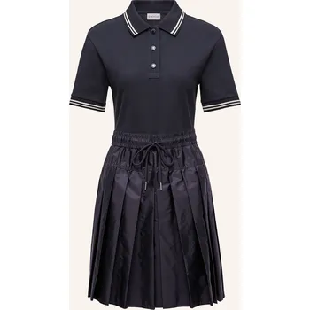 Dámské šaty Moncler Dámské Šaty Ze Směsi Materiálů, tmavě modrá, 36