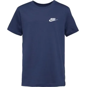 Dívčí tričko Dětské triko Nike SPORTSWEAR S Tmavě modrá, Bílá