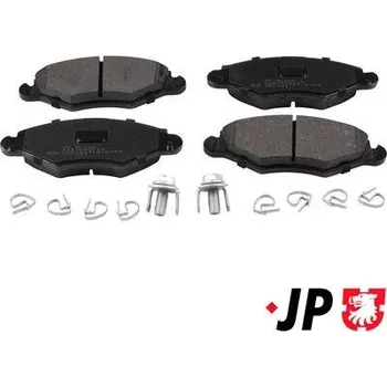 Brzdová destička Sada brzdových destiček, kotoučová brzda JP GROUP 4163600710