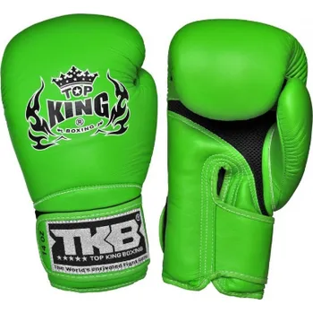 Boxerské rukavice Boxerské rukavice TOP KING Super Air Green - TKBGSAGRN Velikosti: 16 oz