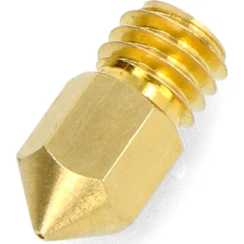 Příslušenství k 3D tiskárně Tryska Creality 0,4mm - vlákno 1,75mm - mosaz - 5ks