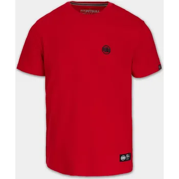 Pánské tričko PitBull West Coast Triko SMALL LOGO - červené - PWC_PTSMALLLOGOBS_RED Velikosti: XL