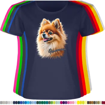 Dámské tričko damske-levne-bavlnene-tricko-digitalni-potisk-nemecky-trpaslici-pinc Barva: Navy - tmavě modrá, velikost: XXL