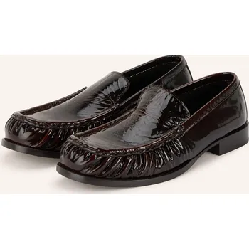 Dámské mokasíny Dries Van Noten Dámské Lakované Slippery, tmavě hnědá, 37