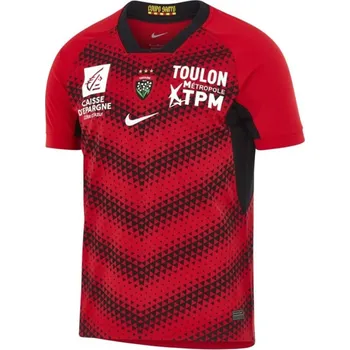 Nike RC Toulon Stadium Home Shirt 2025 2026 Juniors Uni Red/Blk/Wht 11-12 let