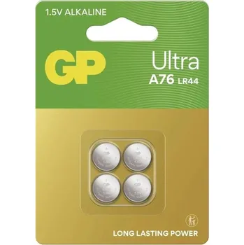Článková baterie Baterie alkalická GP alkalická Ultra LR44 (4 ks)
