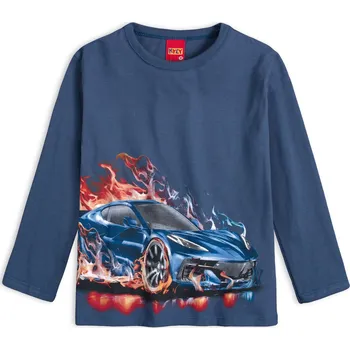 Chlapecké tričko KYLY AUTO LAMBO modré Velikost: 128