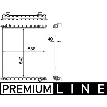 Chladič motoru Chladič, chlazení motoru MAHLE CR 380 000P