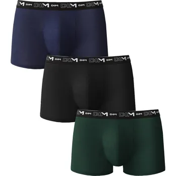 Boxerky Sada 3 boxerek Dim® černá+modrá+zelená 85/92