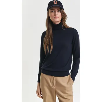 Dámský svetr ROLÁK GANT FINE MERINO TURTLENECK EVENING BLUE