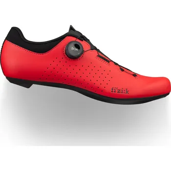 Pánské cyklistické tretry FIZIK TRETRY VENTO OMNA RED - BLACK (VER5BPR1K3010) 44,5
