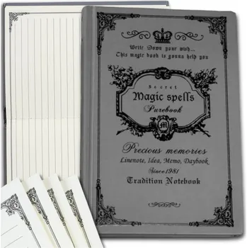 Zápisník Camerazar Šedý plánovací zápisník s odkazy 160 stran zdobený obal