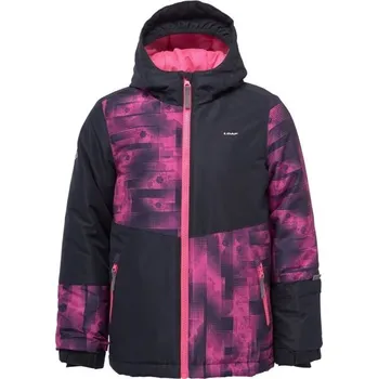 Dětská lyžařská bunda LOAP CUPRA 158/164 Černá, Růžová