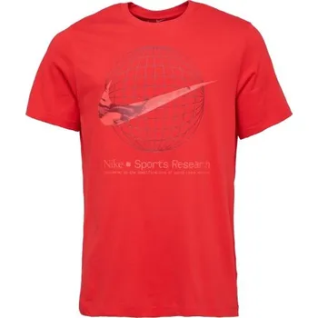 Pánská móda Pánské tričko Nike DRI-FIT XL Červená, Lososová