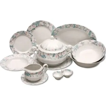 Talíř Souprava talířová 18 dílů ROSE, 80219 KVĚTY