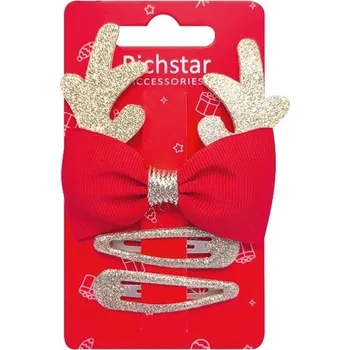 Vánoční set sponek do vlasů 3 ks