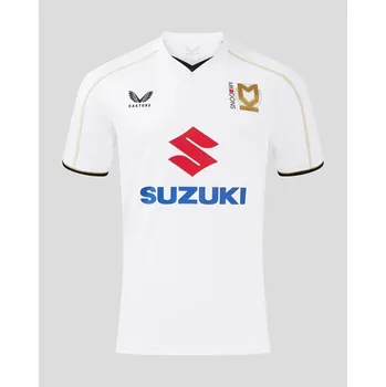 Pánské tričko Castore MK Dons Home Shirt 2024 2025 Adults White XL