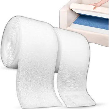 Lepicí páska Camerazar Samolepicí páska 5m Suchý zip s lepidlem bílá 50mm sada háčků a smyček