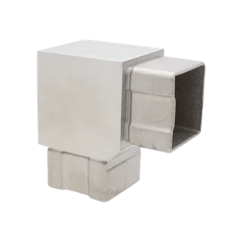 Spojka rohová (90 °) na jokl 40x40mm, broušená nerez K320 / AISI304